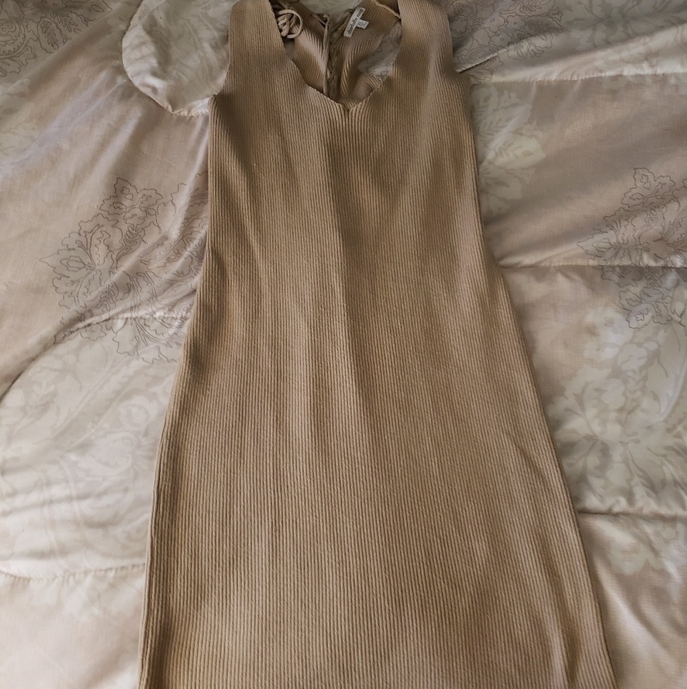 Tan dress